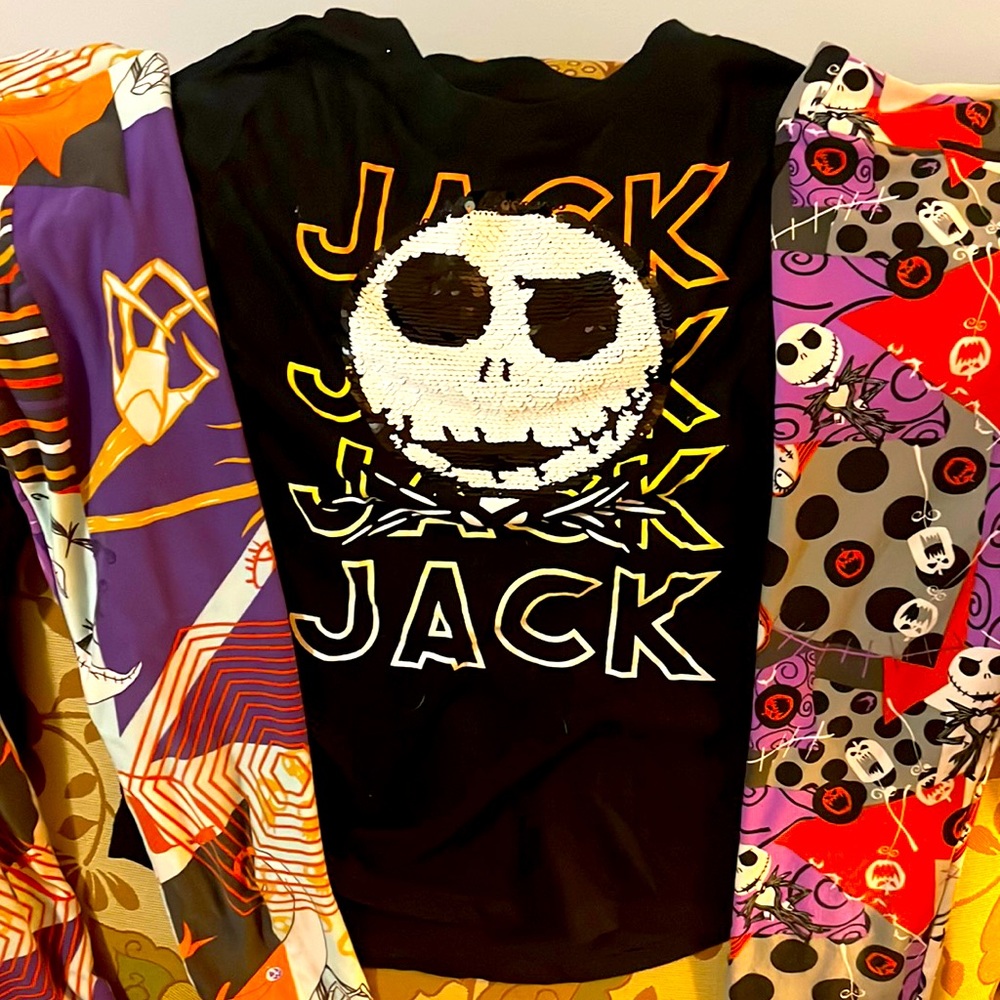 Halloween leggings and shirt nightmare before Christmas